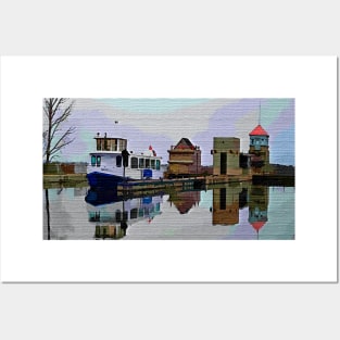 At The Locks-Art Print-Mugs,Cases,T Shirts,Stickers,etc Posters and Art